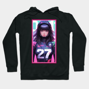 Anime Race Girl | High Quality Anime Artwork | Chibi Manga Anime Art Hoodie